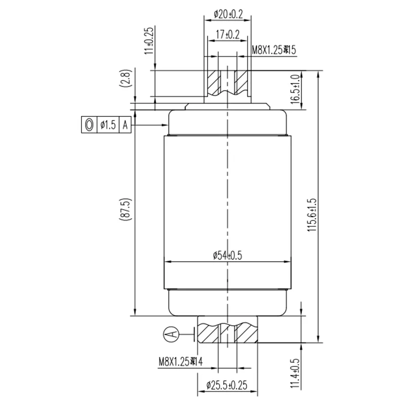 3.6kV Vacuum Interrupter For Contactor